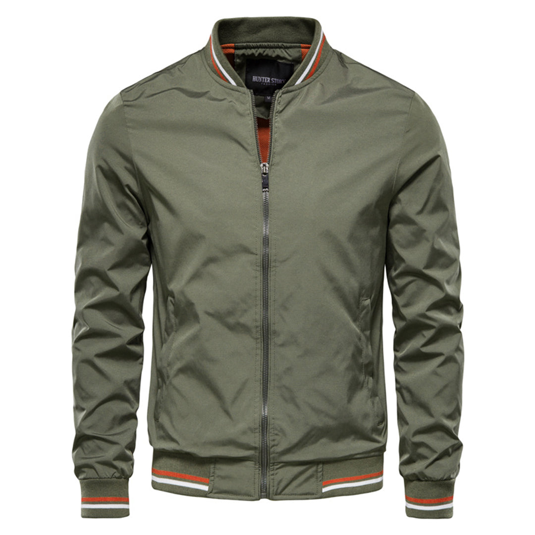 BOSKO - Elegancka męska kurtka bomber z cichego materiału