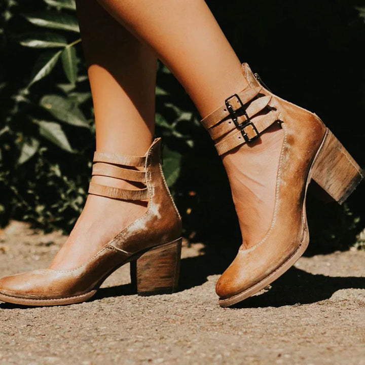 Chiara™ - Eleganckie buty na wysokim obcasie w stylu vintage, ponadczasowy klasyk