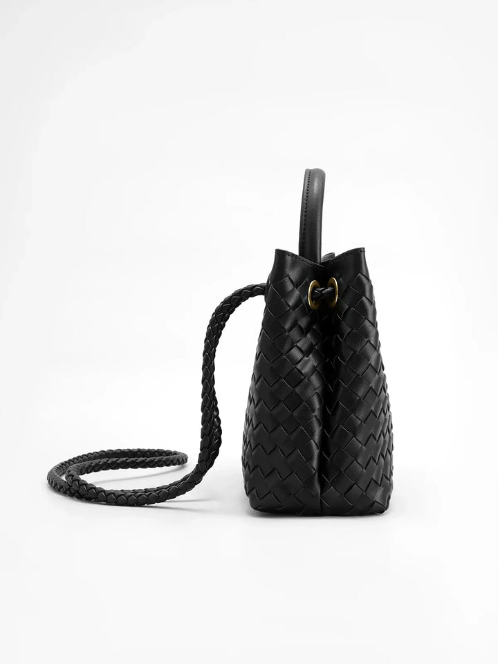 Jessah | Elegancka torebka z plecionej skóry