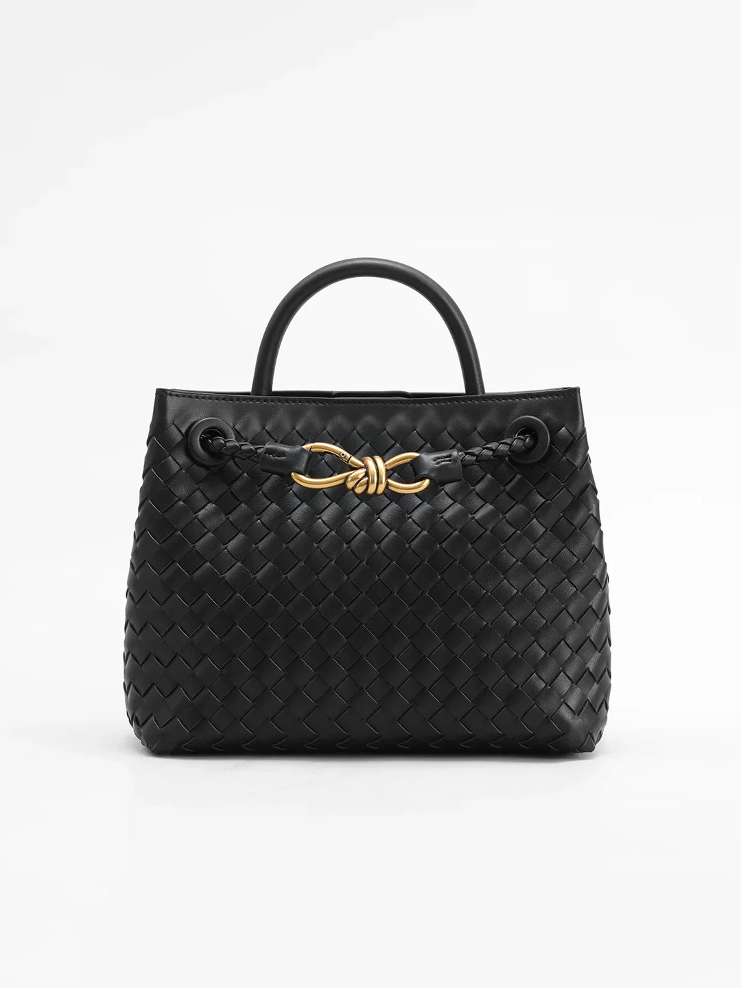 Jessah | Elegancka torebka z plecionej skóry