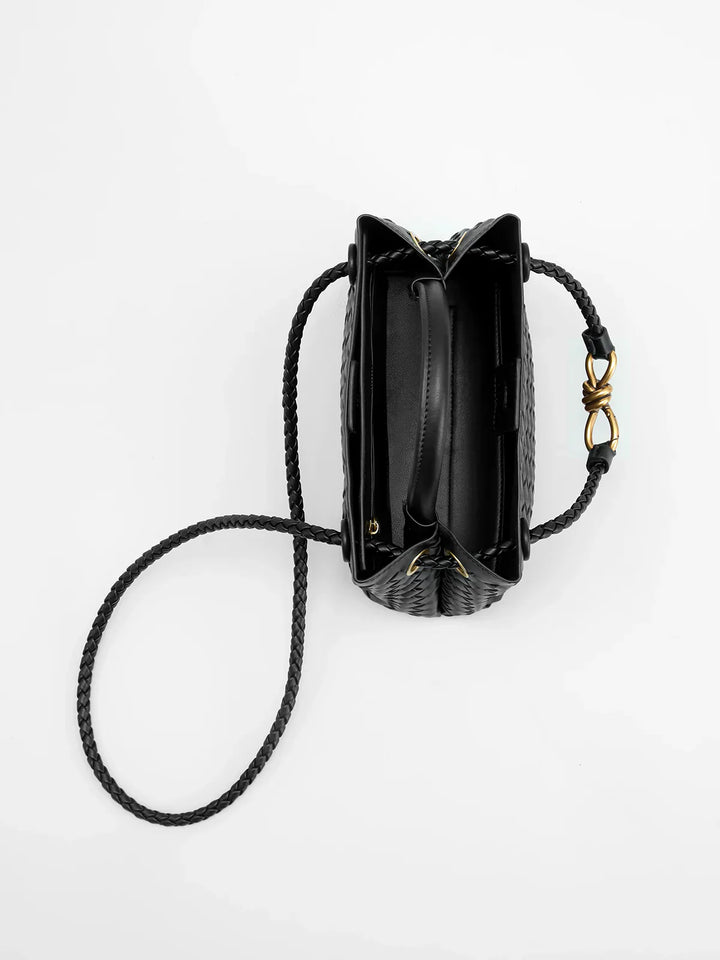 Jessah | Elegancka torebka z plecionej skóry