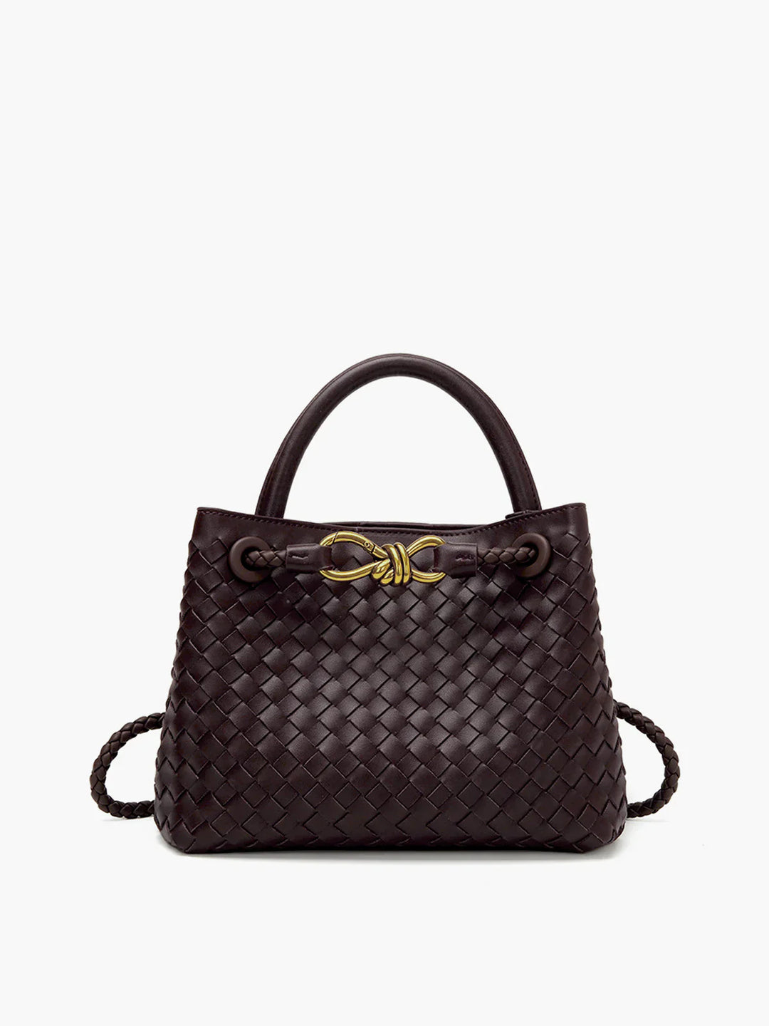 Jessah | Elegancka torebka z plecionej skóry