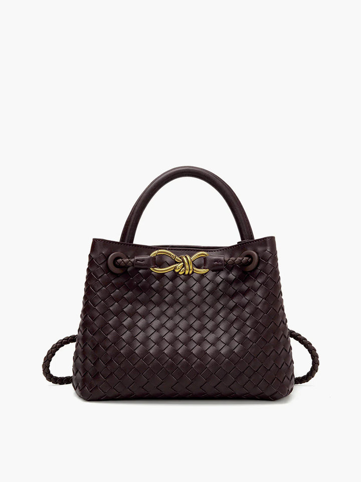 Jessah | Elegancka torebka z plecionej skóry
