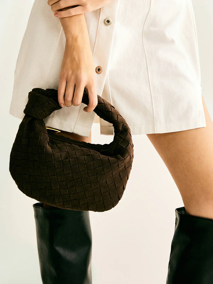 Tailynn | Elegancka torba na ramię w kolorze Marron Tissé dla wyrafinowanego stylu