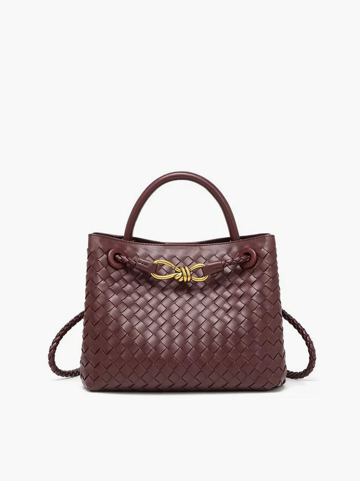 Jessah | Elegancka torebka z plecionej skóry