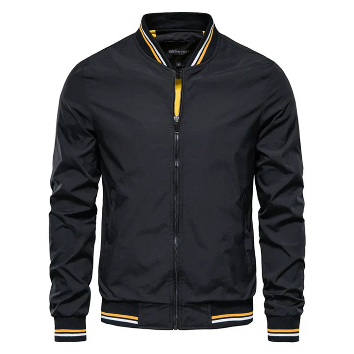 BOSKO - Elegancka męska kurtka bomber z cichego materiału