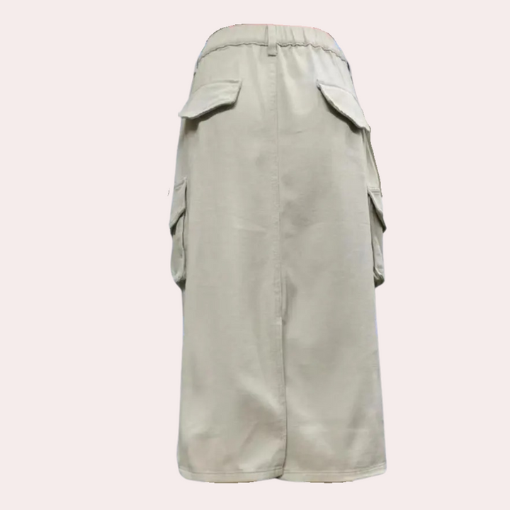 Elegant Retro Dames Cargo Rok - Emma voor Stijl en Comfort