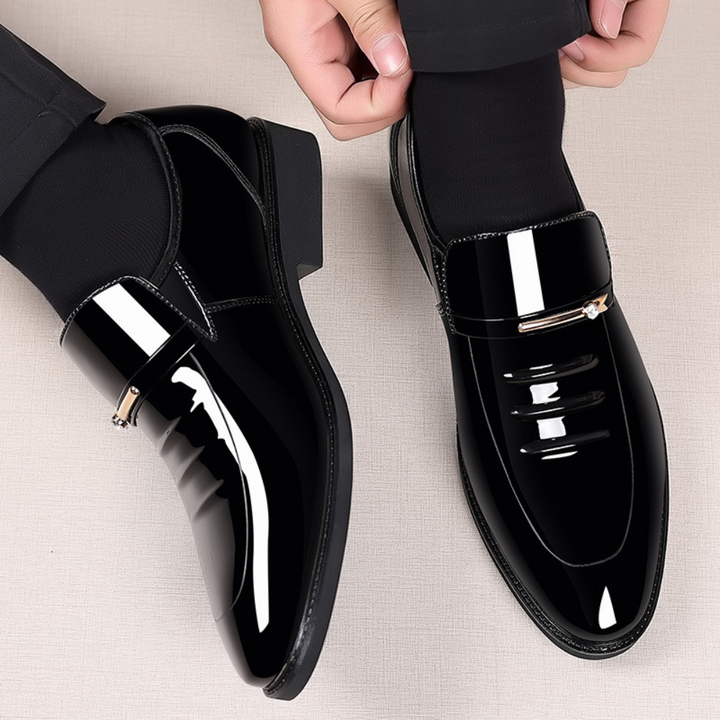 Eleganckie i wypolerowane buty męskie zapewniające nienaganny, profesjonalny styl
