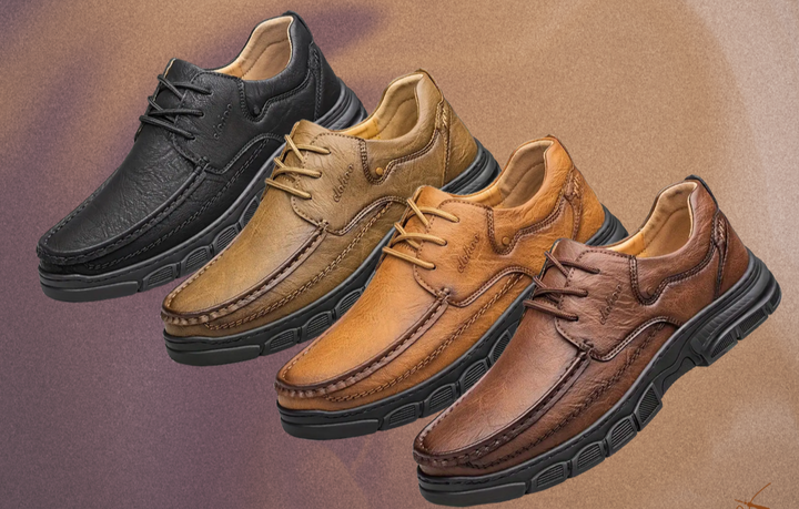 Stylowe męskie buty biznesowe ze sznurowaniem zapewniające wyrafinowany wygląd