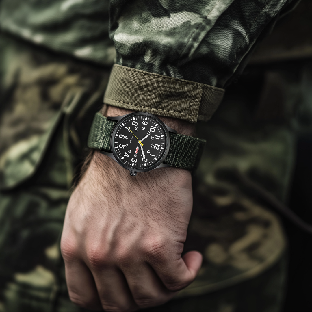 Stylowy i wytrzymały męski zegarek outdoorowy do przygód i codziennego noszenia