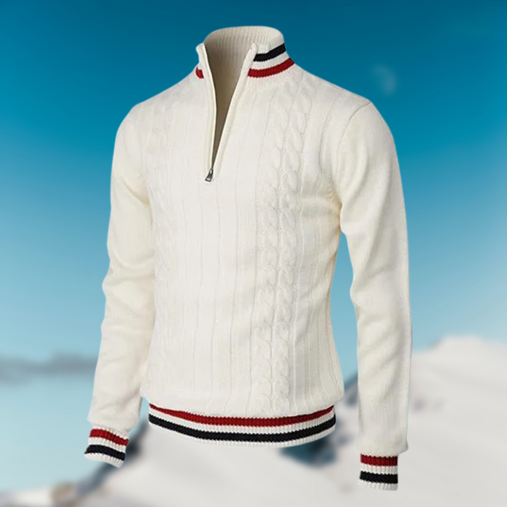 Martin - Stylowy sweter męski z eleganckim kołnierzem na każdą okazję