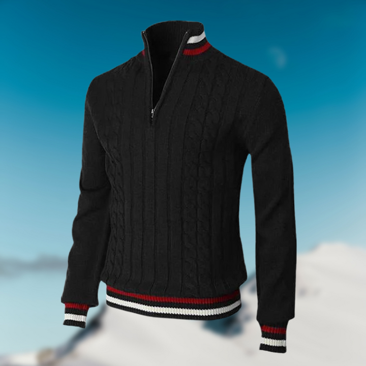 Martin - Stylowy sweter męski z eleganckim kołnierzem na każdą okazję