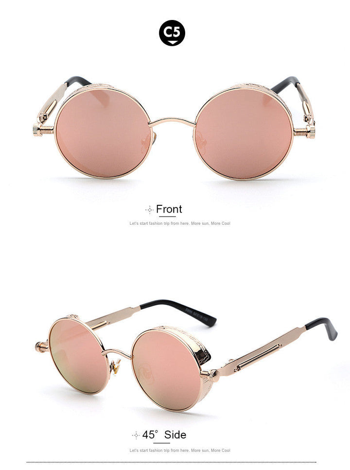 Stylowe męskie okulary przeciwsłoneczne retro dla idealnego wyglądu