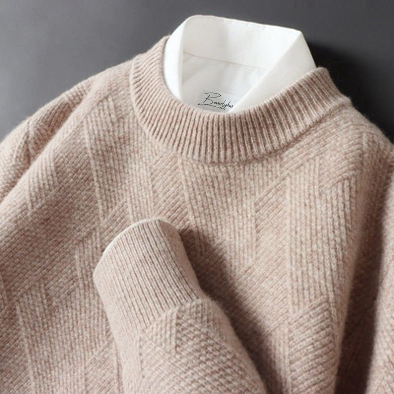 Stylowy męski sweter z kaszmiru w różnych kolorach na każdą okazję