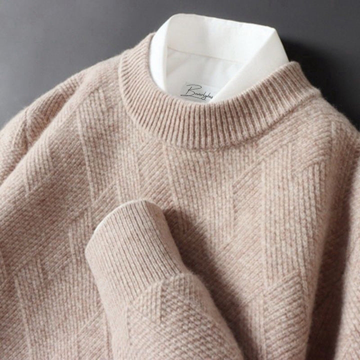 Stylowy męski sweter z kaszmiru w różnych kolorach na każdą okazję