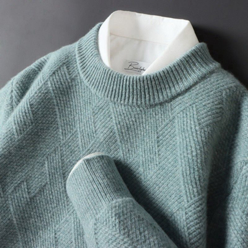 Stylowy męski sweter z kaszmiru w różnych kolorach na każdą okazję