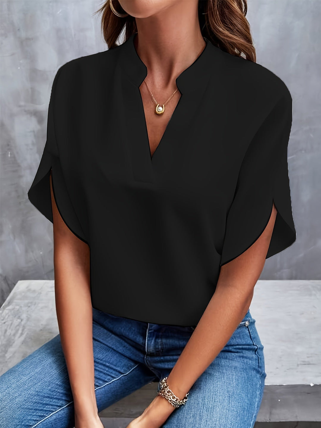 Luna™ - Elegancka bluzka wyższej klasy
