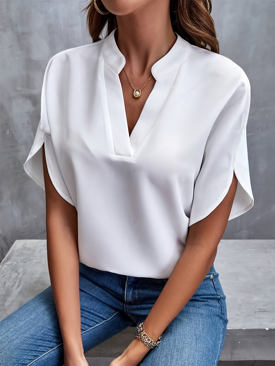 Luna™ - Elegancka bluzka wyższej klasy