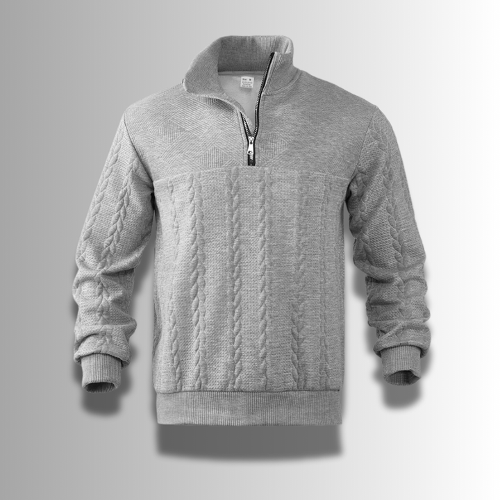 Sweter męski wykonany z luksusowej wełny merynosów - komfort i styl w doskonałym wydaniu