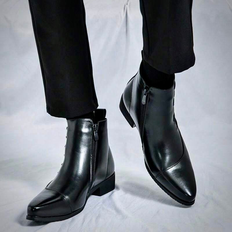 Stylowe męskie buty skórzane zapewniające elegancki wygląd