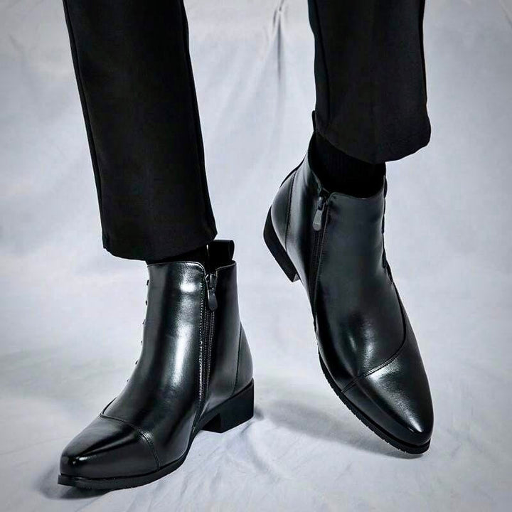 Stylowe męskie buty skórzane zapewniające elegancki wygląd