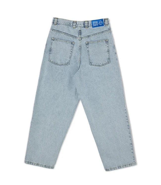 Stylowe, oversizowe jeansy męskie typu baggy w stylu skater
