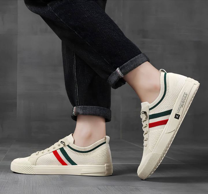 Stylowe męskie sneakersy premium wykonane z wysokiej jakości skóry dla najwyższego komfortu