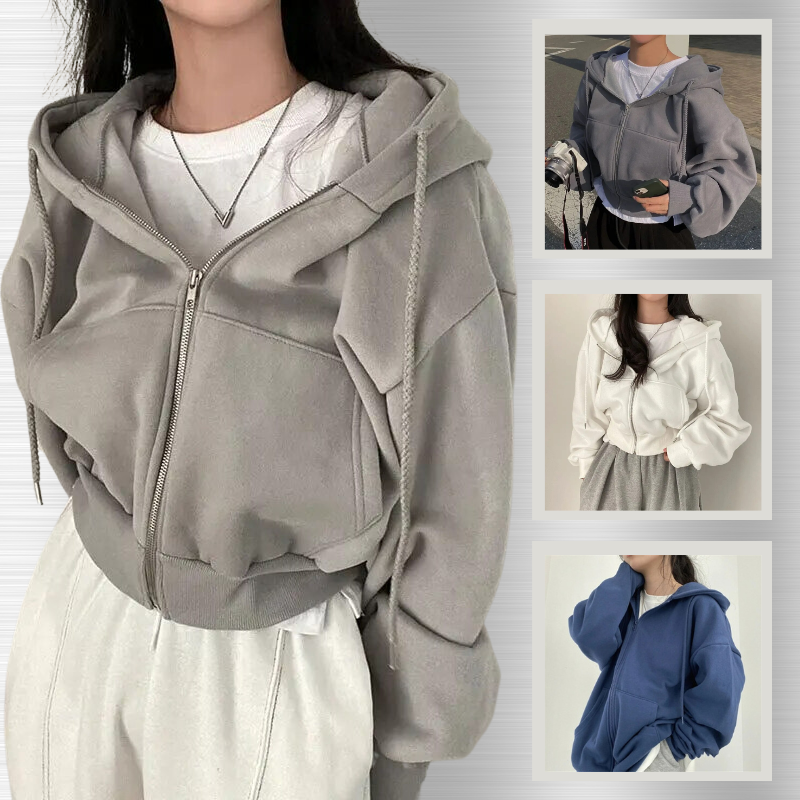 Oversize'owa bluza z kapturem dla kobiet - wygoda i styl w jednym