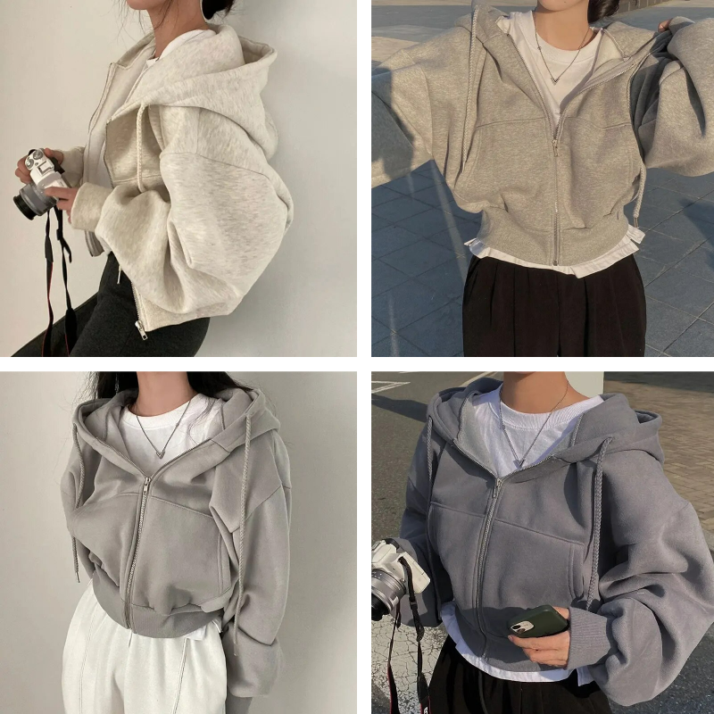 Oversize'owa bluza z kapturem dla kobiet - wygoda i styl w jednym