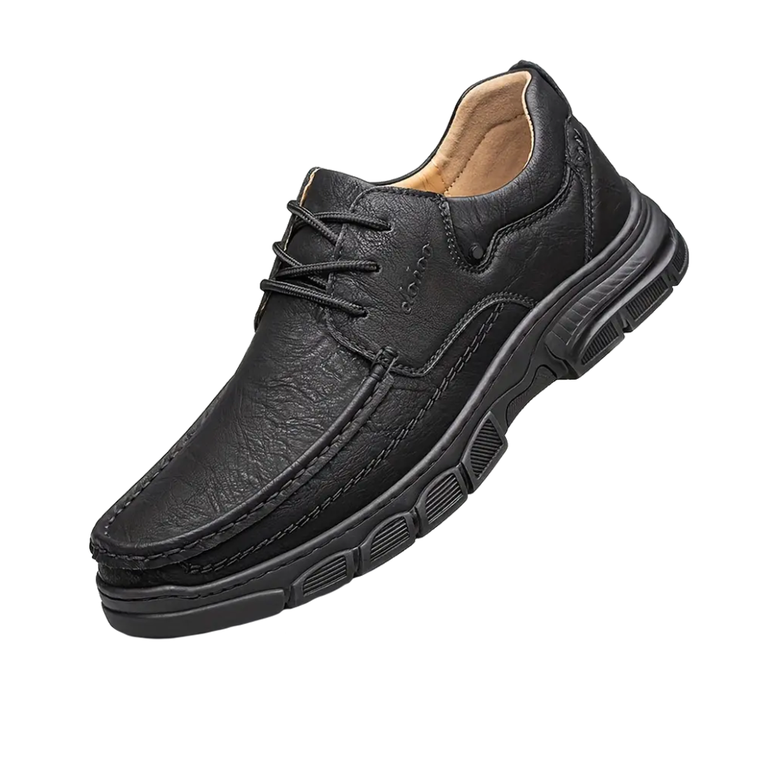 Stylowe męskie buty biznesowe ze sznurowaniem zapewniające wyrafinowany wygląd