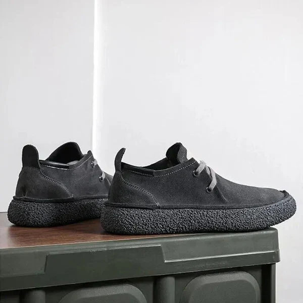 Eleganckie męskie buty ze skóry nubukowej z miękką podeszwą - maksymalny komfort i styl