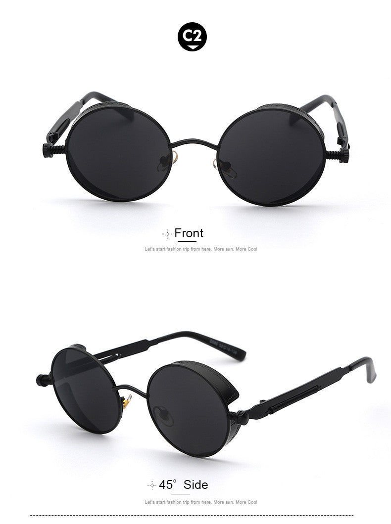 Stylowe męskie okulary przeciwsłoneczne retro dla idealnego wyglądu