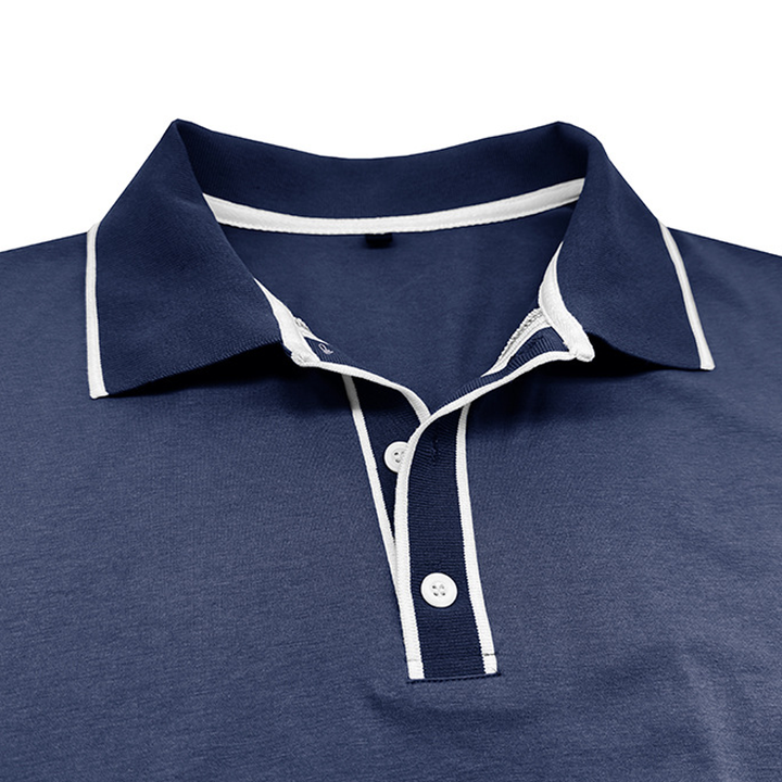 Elegancka męska koszulka polo z krótkim rękawem zapewniająca stylowy wygląd