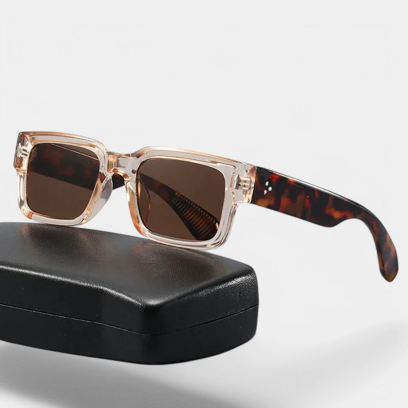 Luise | Elegante Zonnebril met Levendig Tortoise Montuur for een Stijlvolle Look