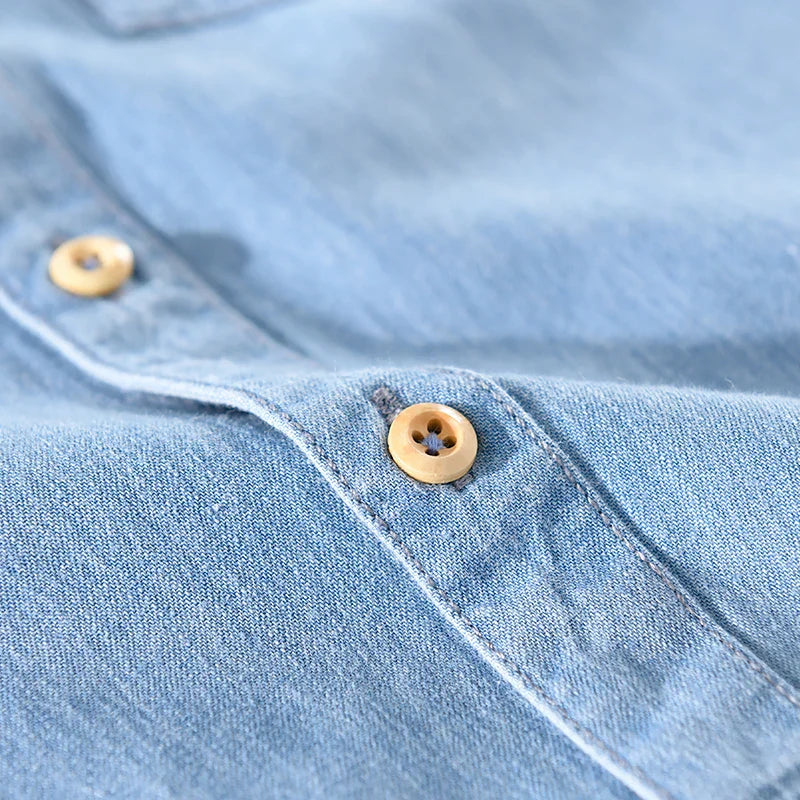 Koszula męska Alessandro Denim wykonana z wysokiej jakości bawełny zapewnia stylowy wygląd