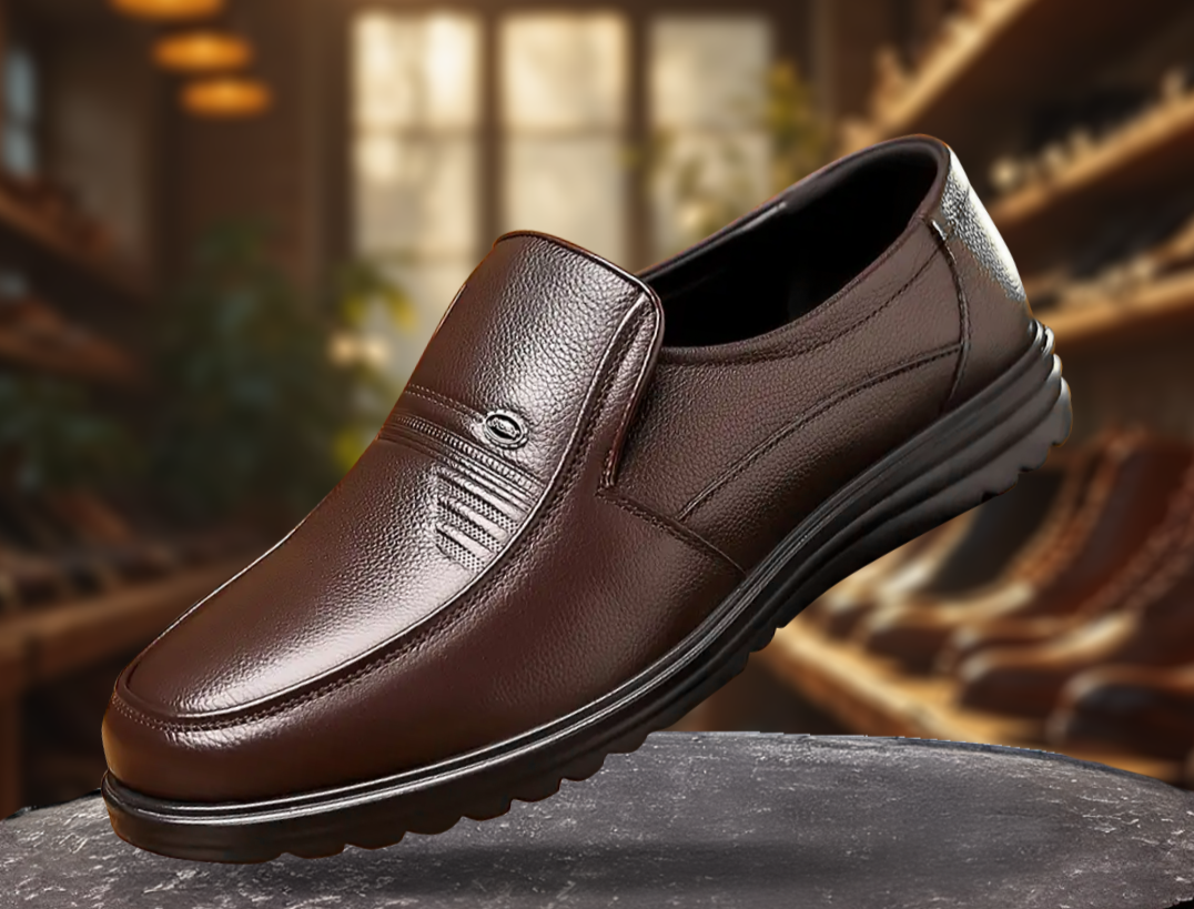 Eleganckie i wygodne buty męskie wykonane z wysokiej jakości skóry - loafersy zapewniające stylowy komfort