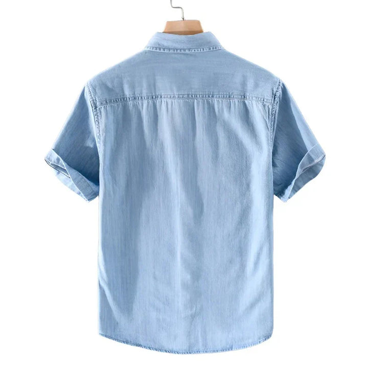 Koszula męska Alessandro Denim wykonana z wysokiej jakości bawełny zapewnia stylowy wygląd