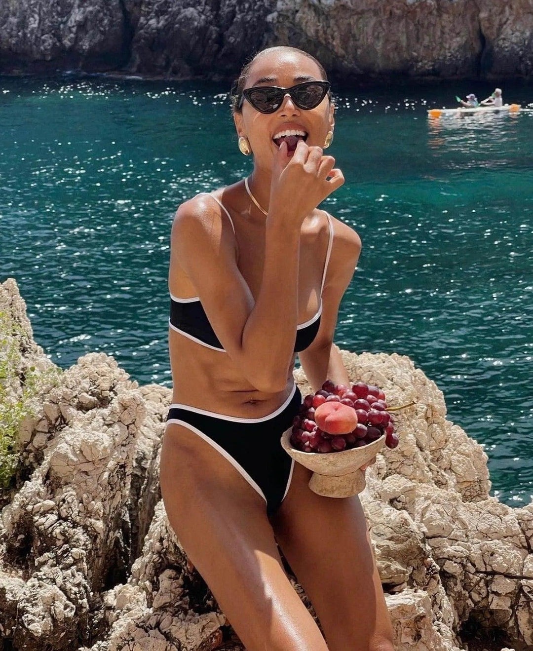 Carlina | Elegante Bikini met Stylish Contrastdetails