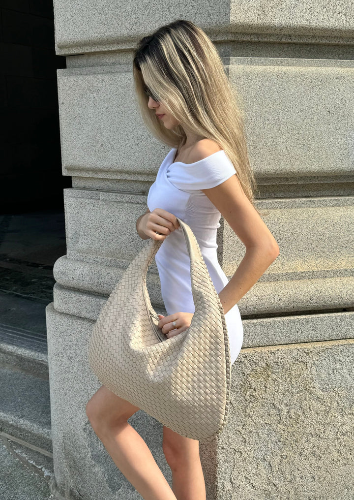 Valarie | Elegancka torba na ramię w kolorze beżowym Chic