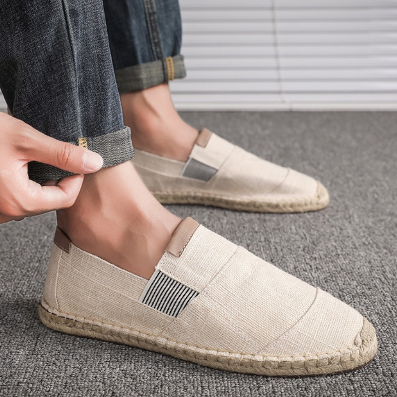 Oddychające męskie buty płócienne - wygoda i styl na lato