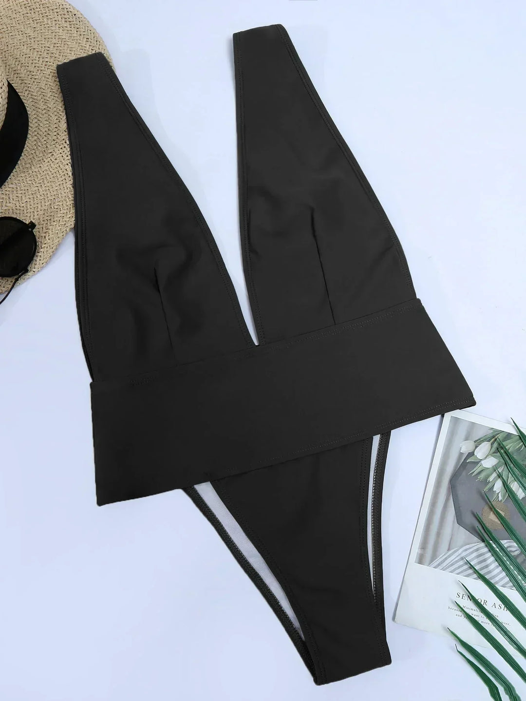 Rhia | Luxe Open Back Badpak met Stijlvol Snit voor een Elegante Look