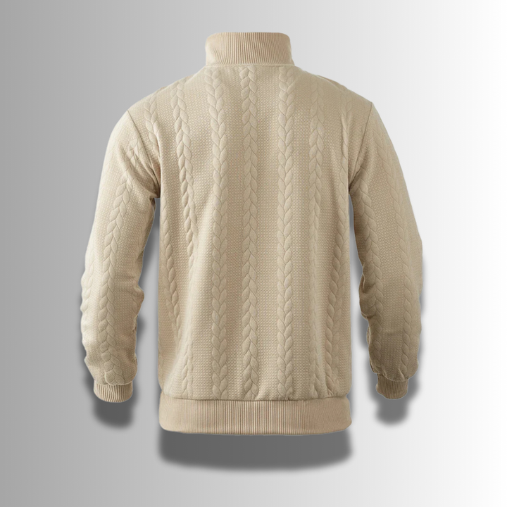 Sweter męski wykonany z luksusowej wełny merynosów - komfort i styl w doskonałym wydaniu
