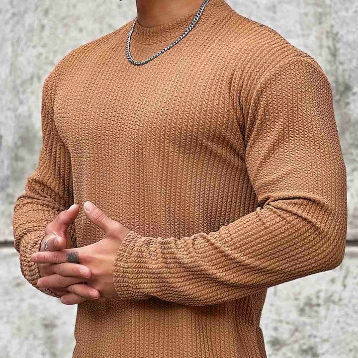 Stylowy męski sweter fitness zapewniający sportowy wygląd