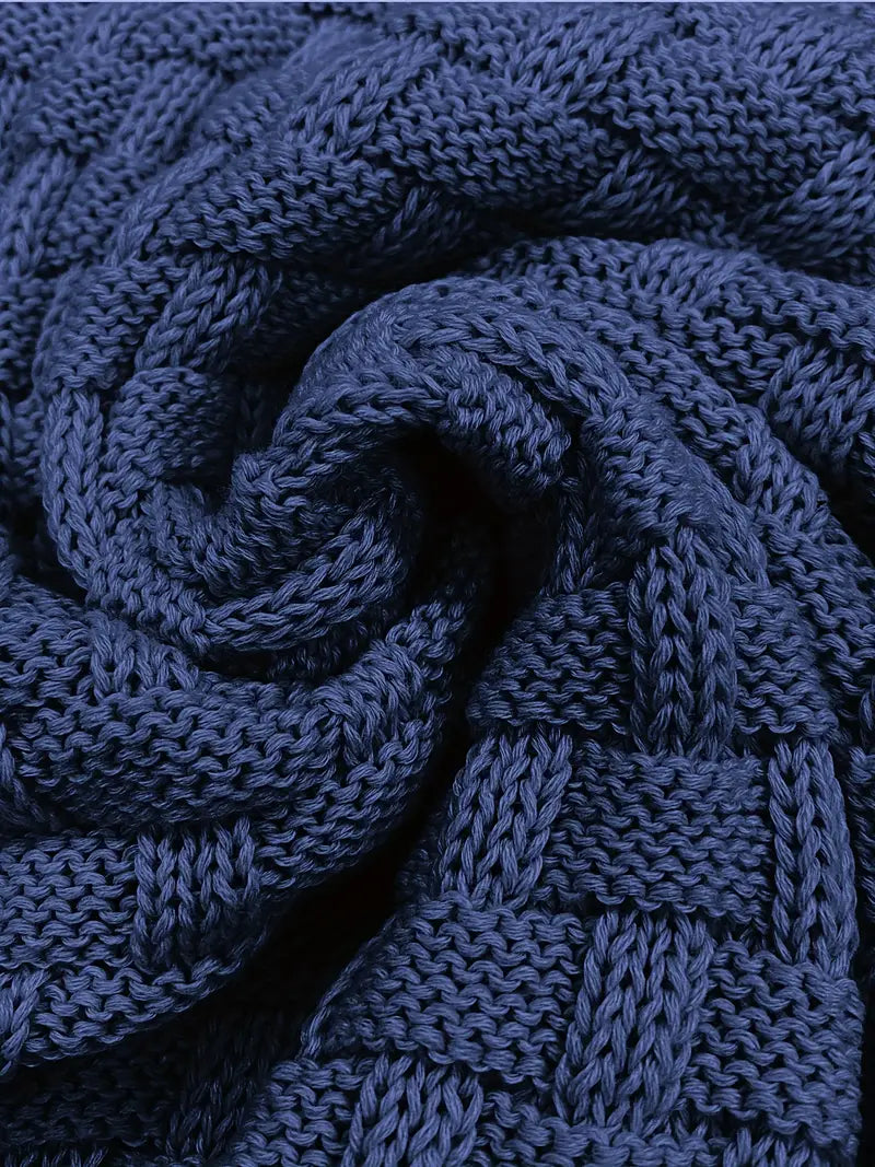 Wygodny męski sweter z dzianiny - miękki, uniwersalny i stylowy
