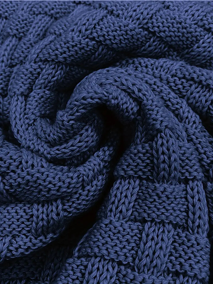 Wygodny męski sweter z dzianiny - miękki, uniwersalny i stylowy