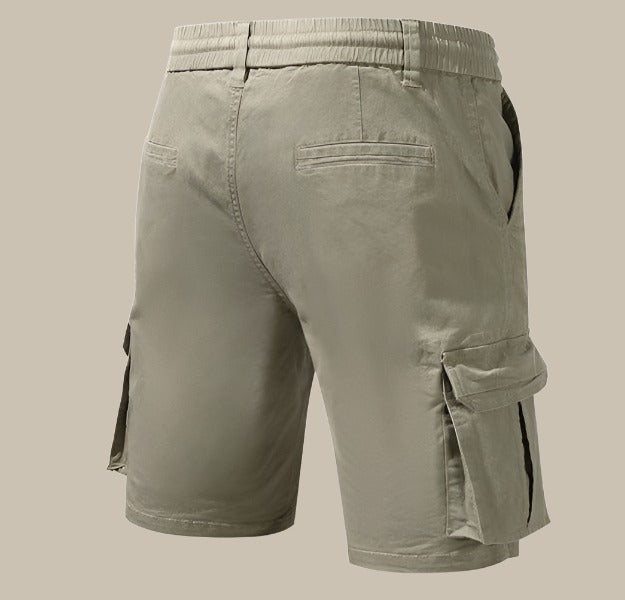 Wygodne męskie szorty cargo ze streczem dla optymalnego komfortu
