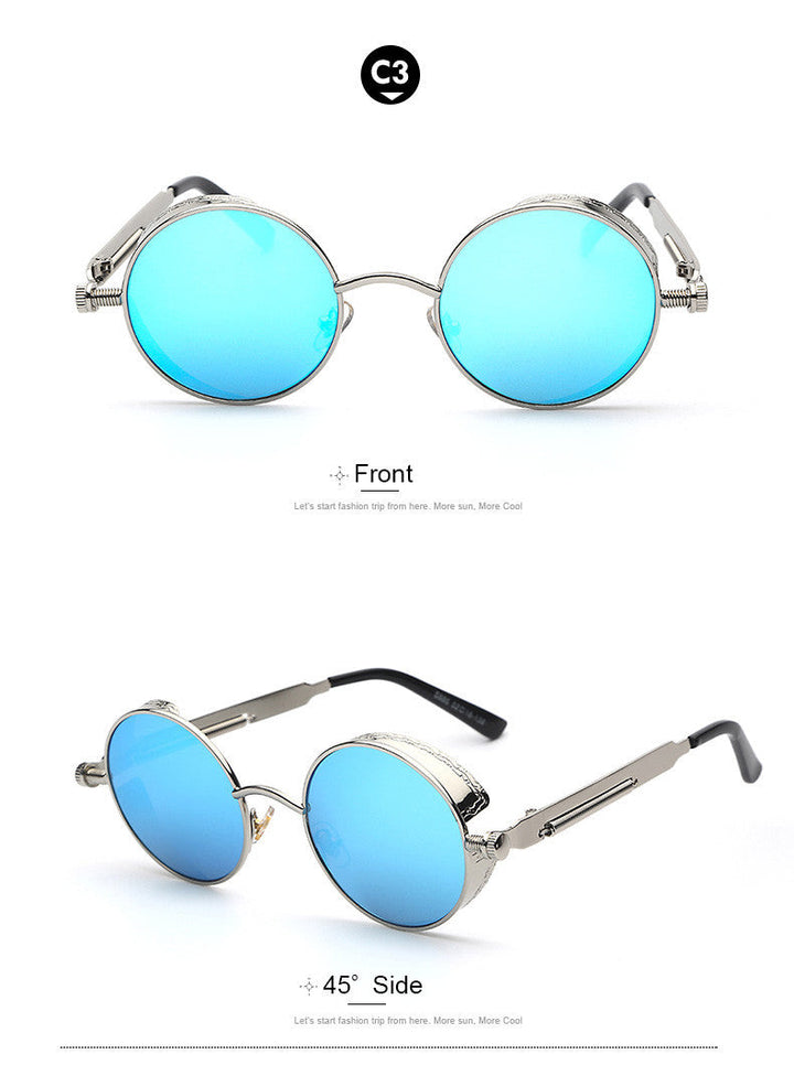 Stylowe męskie okulary przeciwsłoneczne retro dla idealnego wyglądu
