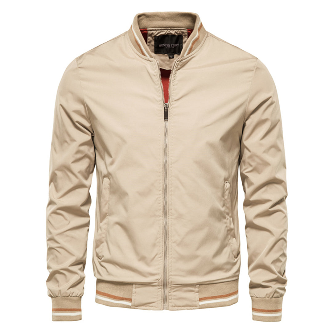 BOSKO - Elegancka męska kurtka bomber z cichego materiału