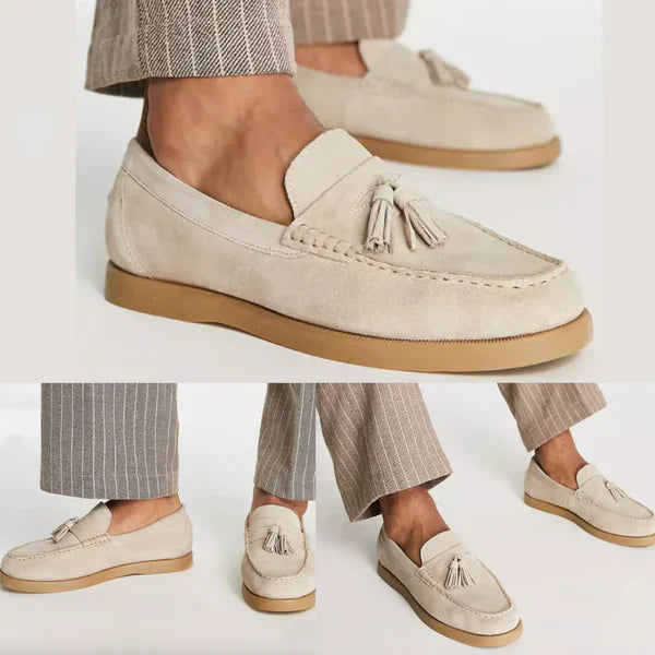 Eleganckie i wygodne loafersy męskie wykonane z wysokiej jakości zamszu o klasycznym wyglądzie.
