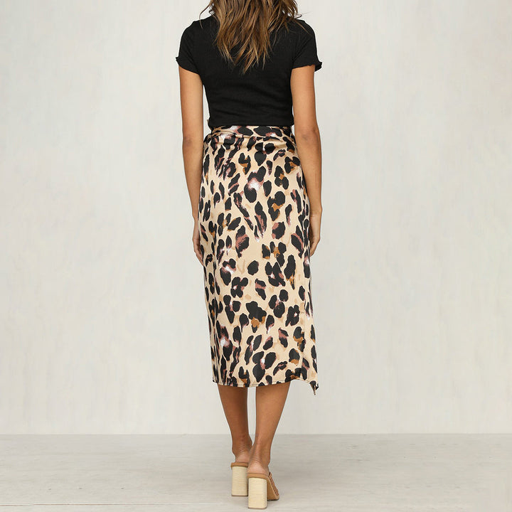 Chique Dames Rok met Luxe Luipaardprint - Erica